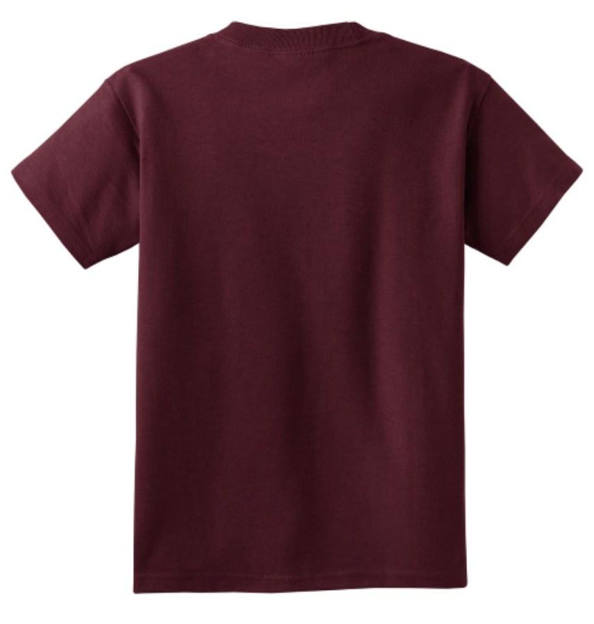 Port & Company Youth Core Cotton Tee Close Up Detail