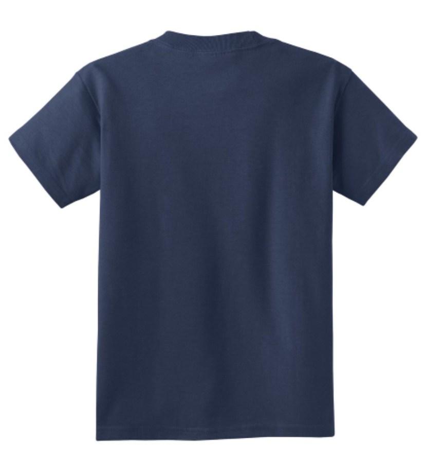 Port & Company Youth Core Cotton Tee Perspective View