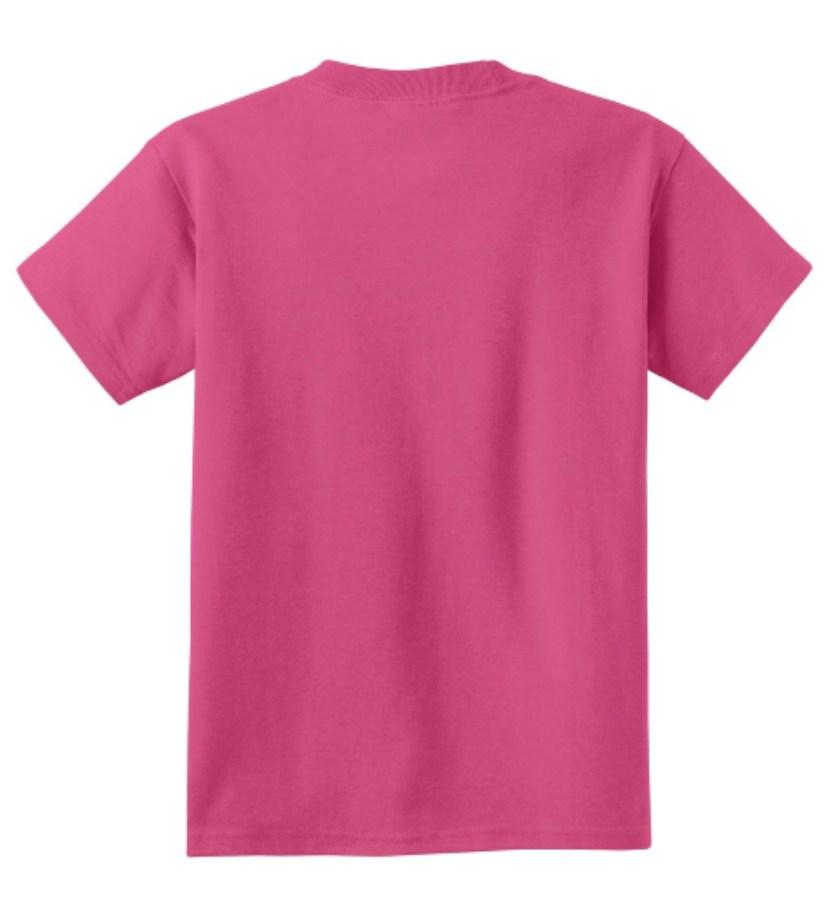 Port & Company Youth Core Cotton Tee Feature Close-up