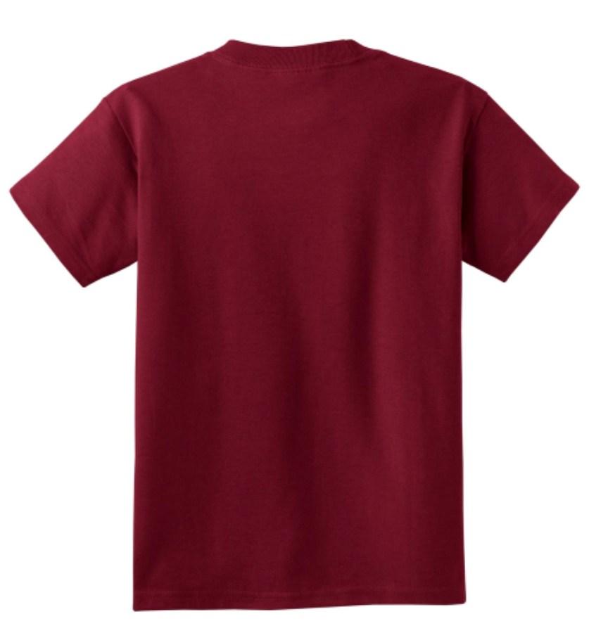 Port & Company Youth Core Cotton Tee Perspective View