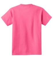 Port & Company Youth Core Cotton Tee Feature Close-up