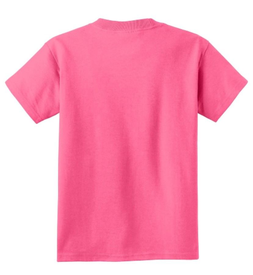 Port & Company Youth Core Cotton Tee Feature Close-up