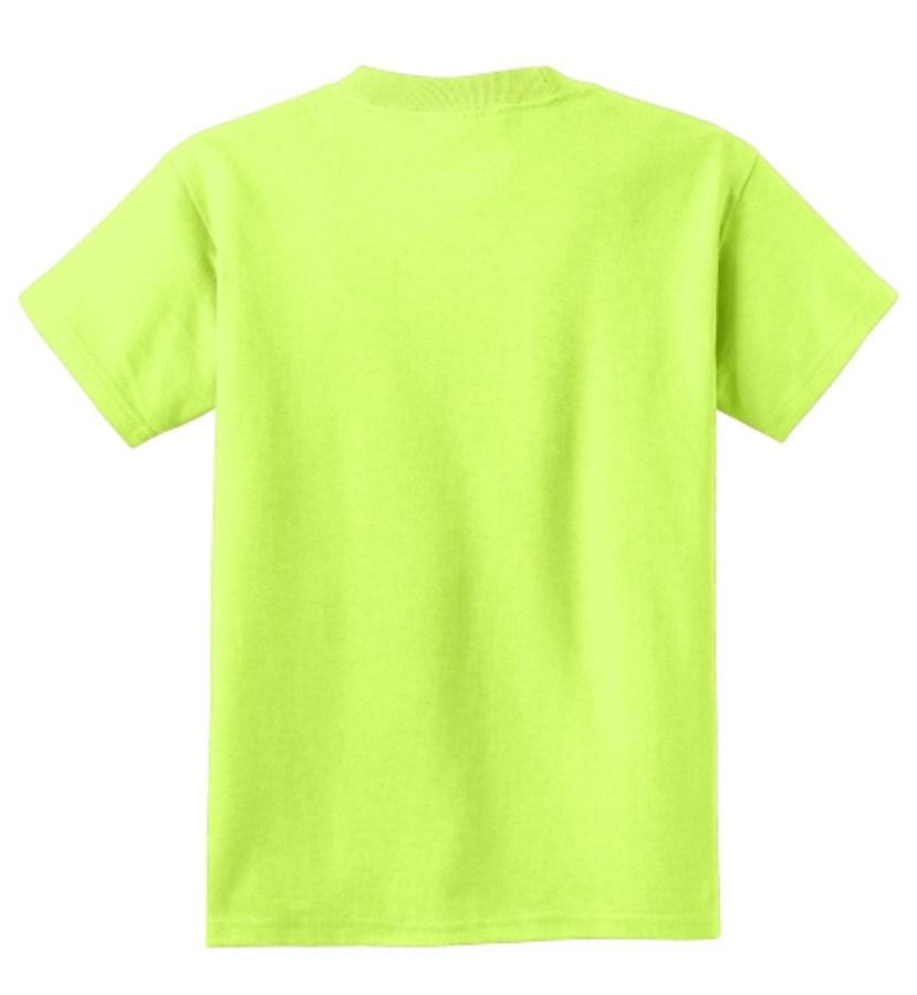 Port & Company Youth Core Cotton Tee Close Up Detail