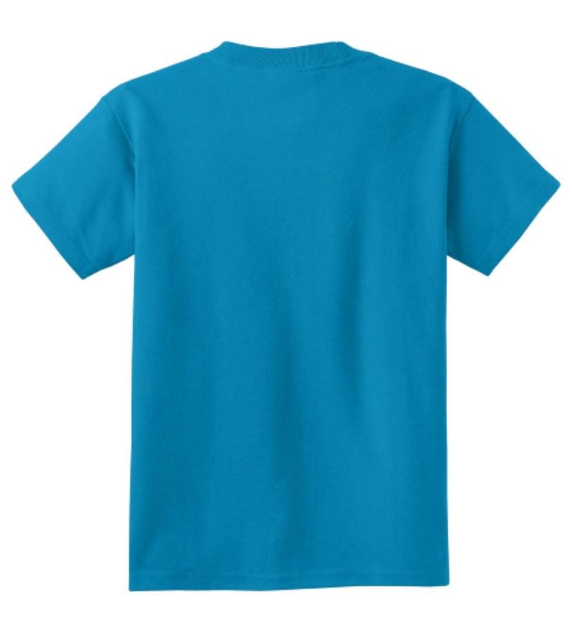 Port & Company Youth Core Cotton Tee Perspective View