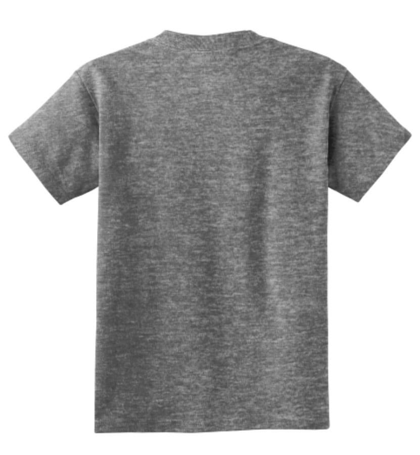 Port & Company Youth Core Cotton Tee Perspective View