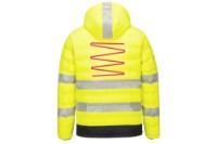 Picture of Portwest Hi-Vis Ultrasonic Heated Tunnel Jacket