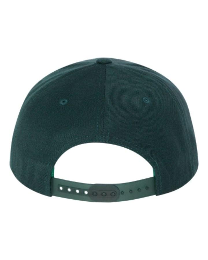 YP Classics Premium Flat Bill Snapback Cap Feature Close-up