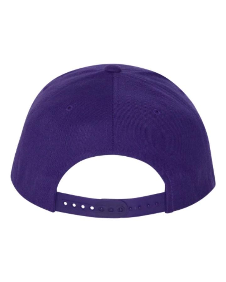 YP Classics Premium Flat Bill Snapback Cap Close Up Detail