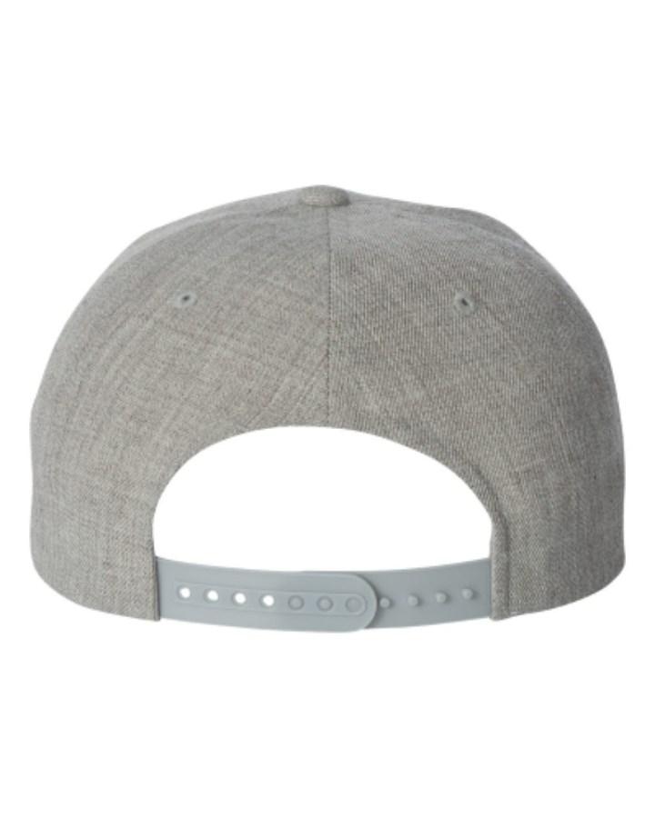 YP Classics Premium Flat Bill Snapback Cap Close Up Detail