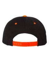 YP Classics Premium Flat Bill Snapback Cap Close Up Detail