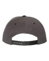 YP Classics Premium Flat Bill Snapback Cap Close Up Detail