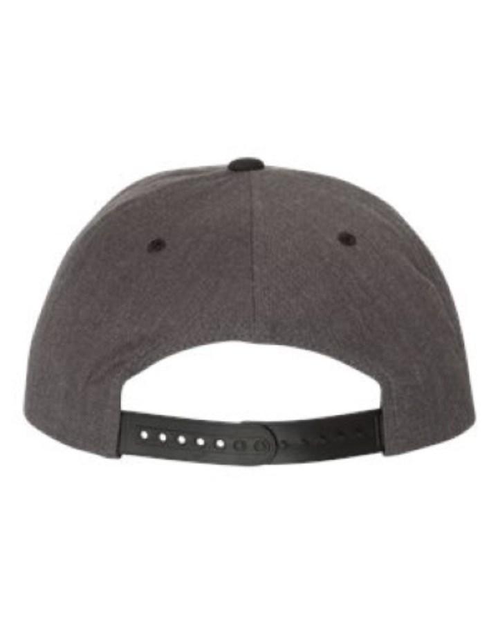 YP Classics Premium Flat Bill Snapback Cap Close Up Detail