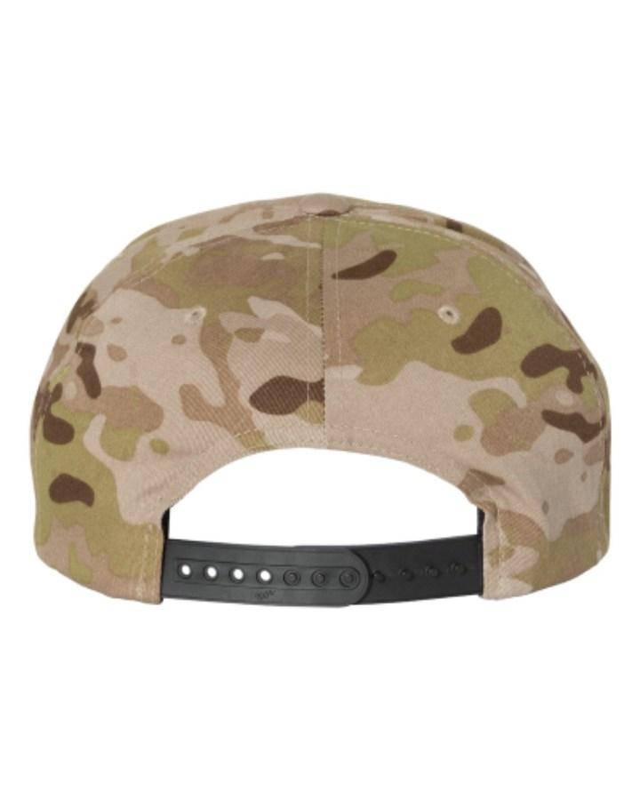 YP Classics Premium Flat Bill Snapback Cap Close Up Detail