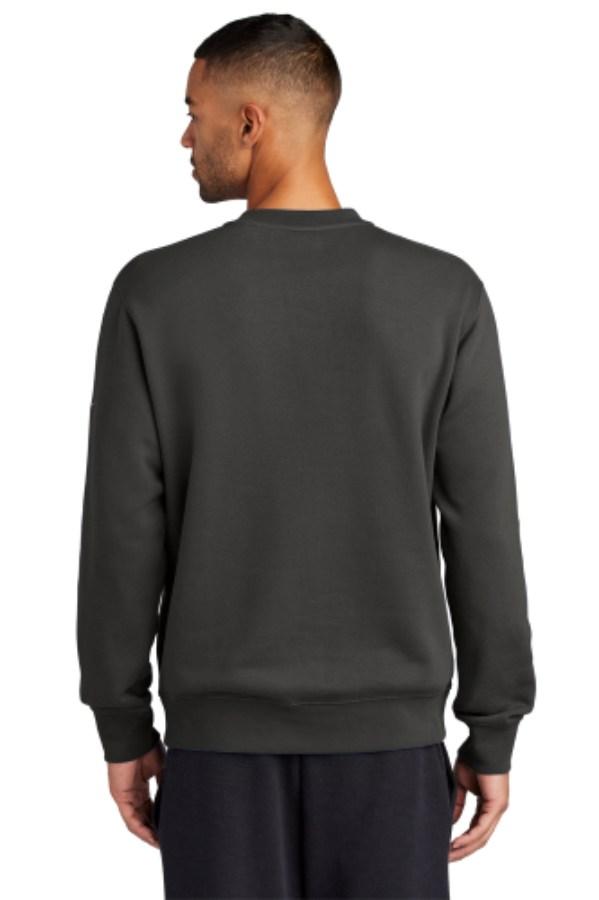 Nike Club Fleece Sleeve Swoosh Crew Close Up Detail
