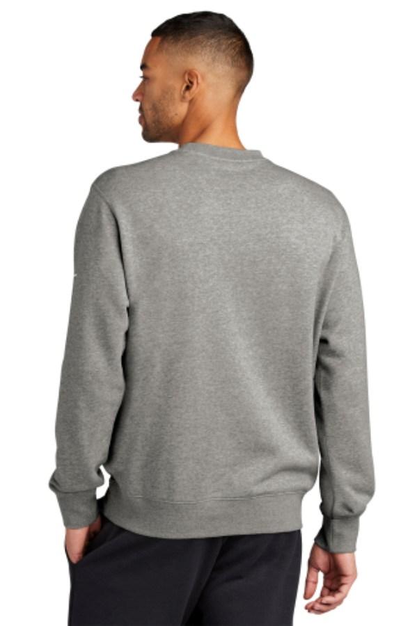 Nike Club Fleece Sleeve Swoosh Crew Perspective View