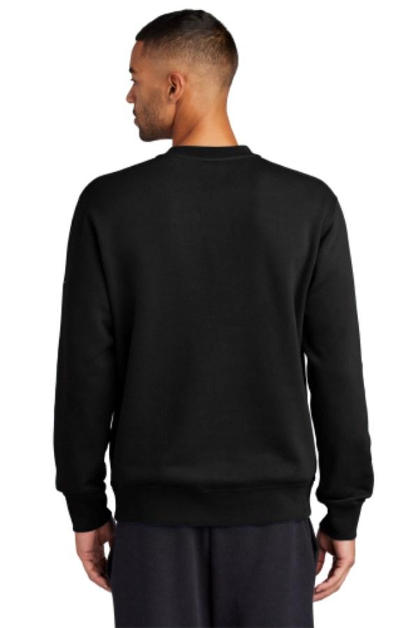 Nike Club Fleece Sleeve Swoosh Crew Feature Close-up