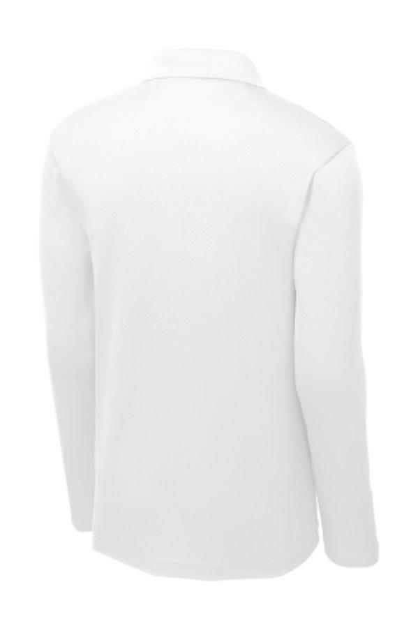 Sport-Tek PosiCharge RacerMesh Long Sleeve Polo Feature Close-up