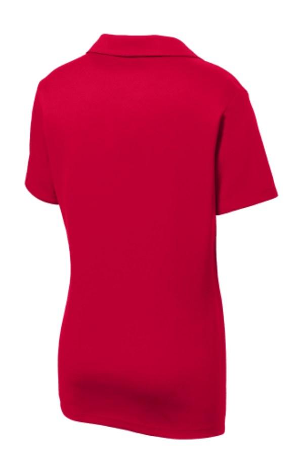 Sport-Tek Women's PosiCharge RacerMesh Polo Feature Close-up