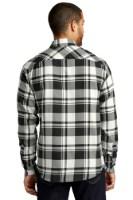 Port Authority Plaid Flannel Shirt Perspective View