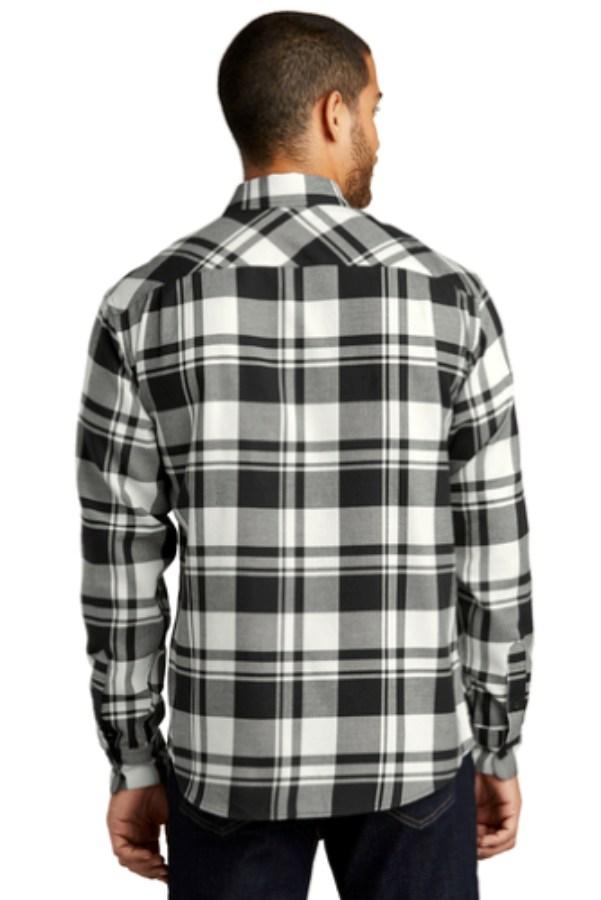 Port Authority Plaid Flannel Shirt Perspective View