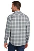 Port Authority Plaid Flannel Shirt Perspective View
