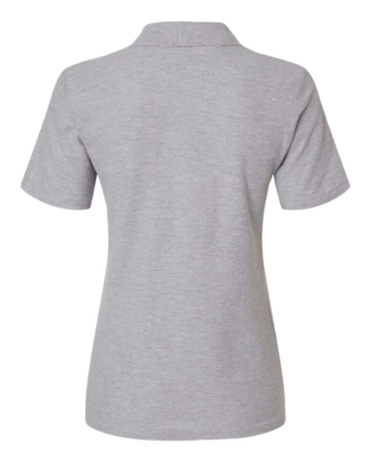 Gildan Softstyle Women's Pique Polo Feature Close-up