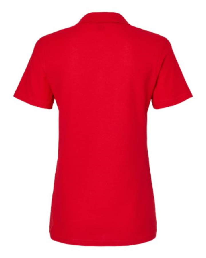Gildan Softstyle Women's Pique Polo Feature Close-up