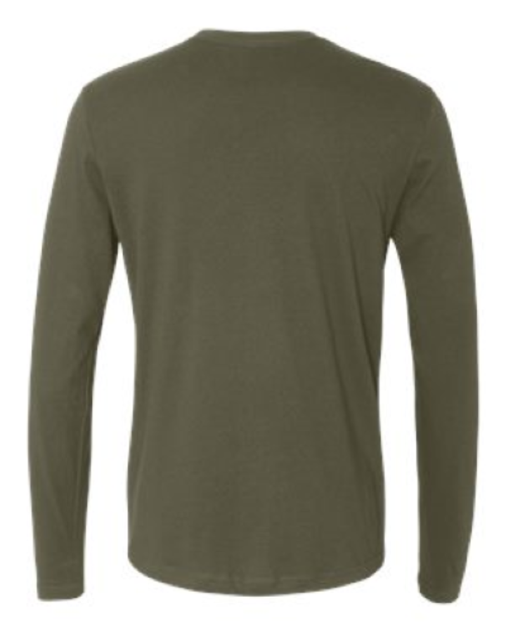 Next Level Cotton Long Sleeve T-Shirt Perspective View