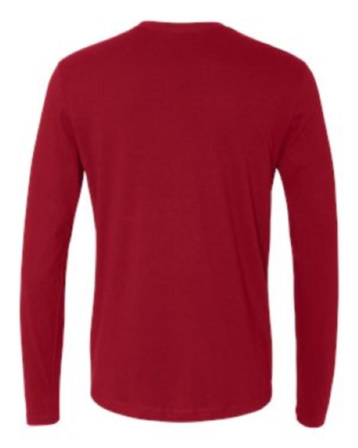 Next Level Cotton Long Sleeve T-Shirt Feature Close-up