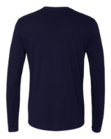 Next Level Cotton Long Sleeve T-Shirt Close Up Detail