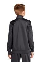 Sport-Tek Youth Tricot Sleeve Stripe Track Jacket Close Up Detail