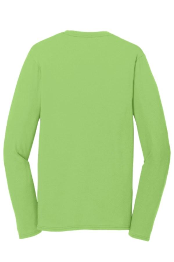 Port & Company Long Sleeve Performance Blend Tee Perspective View
