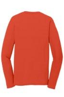 Port & Company Long Sleeve Performance Blend Tee Feature Close-up