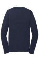 Port & Company Long Sleeve Performance Blend Tee Close Up Detail