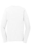 Port & Company Long Sleeve Performance Blend Tee Close Up Detail