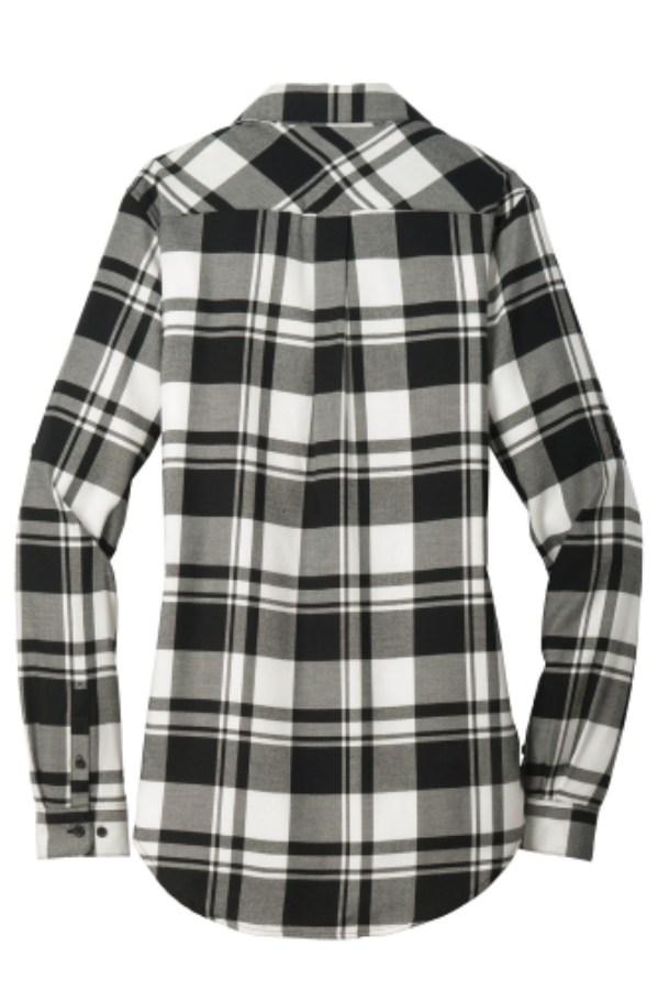 Port Authority Women's Plaid Flannel Tunic Additional Angle
