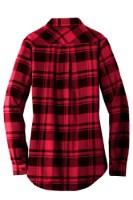 Port Authority Women's Plaid Flannel Tunic Alternate View