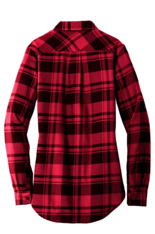 Port Authority Women's Plaid Flannel Tunic Alternate View