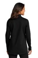 Port Authority Women's Double Knit 1/4-Zip Close Up Detail