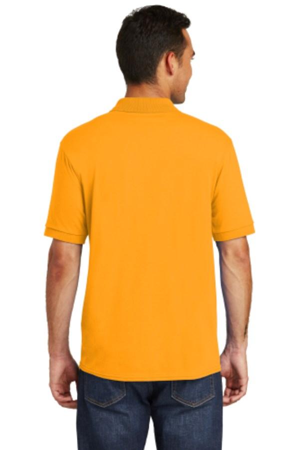 Port & Company Core Blend Jersey Knit Polo Feature Close-up