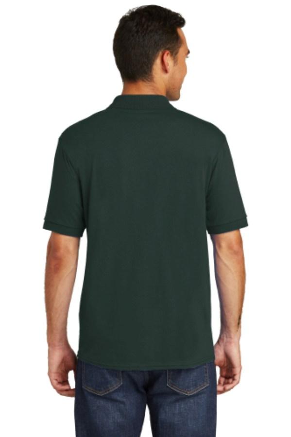 Port & Company Core Blend Jersey Knit Polo Feature Close-up