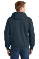 CornerStone Heavyweight Full-Zip Hooded Sweatshirt with Thermal Lining Perspective View
