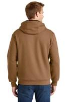 CornerStone Heavyweight Full-Zip Hooded Sweatshirt with Thermal Lining Close Up Detail