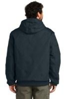 Carhartt Quilted-Flannel-Lined Duck Active Jac Close Up Detail