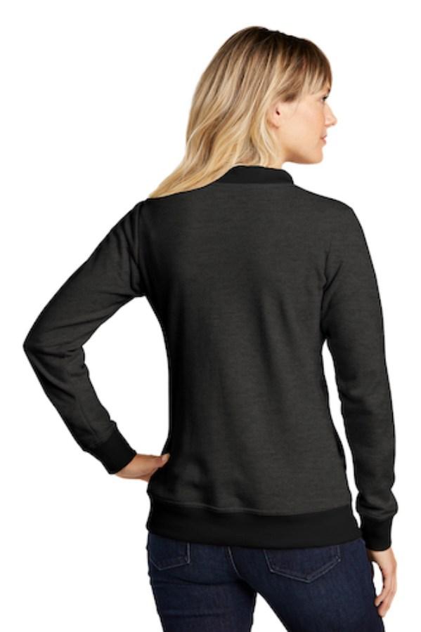 Sport-Tek Women's Lightweight French Terry Bomber Feature Close-up