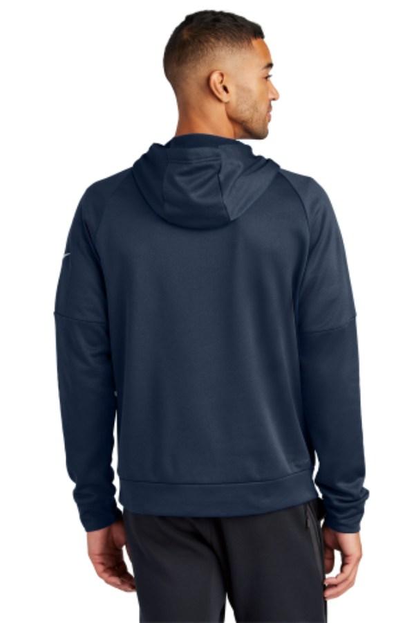 Nike Therma-FIT Pocket 1/4-Zip Fleece Hoodie Close Up Detail