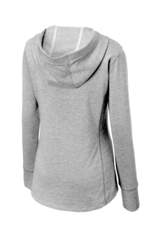 Sport-Tek Women's Tri-Blend Hooded Pullover Feature Close-up