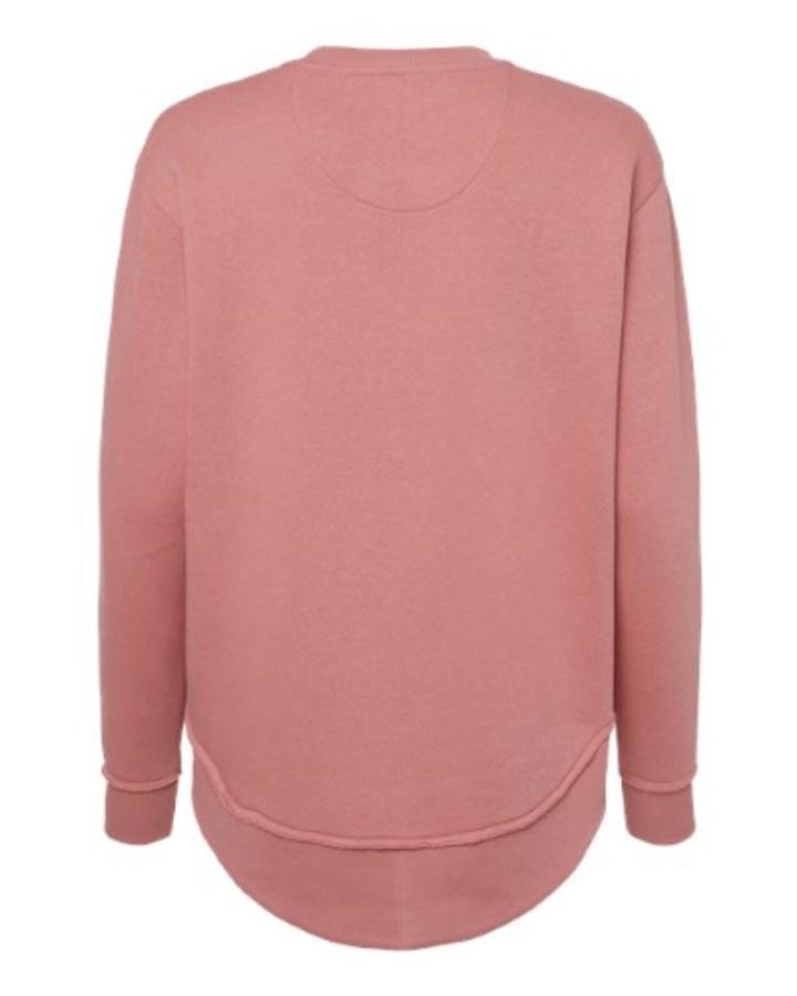 LAT Women's Weekend Fleece Crewneck Sweatshirt Perspective View