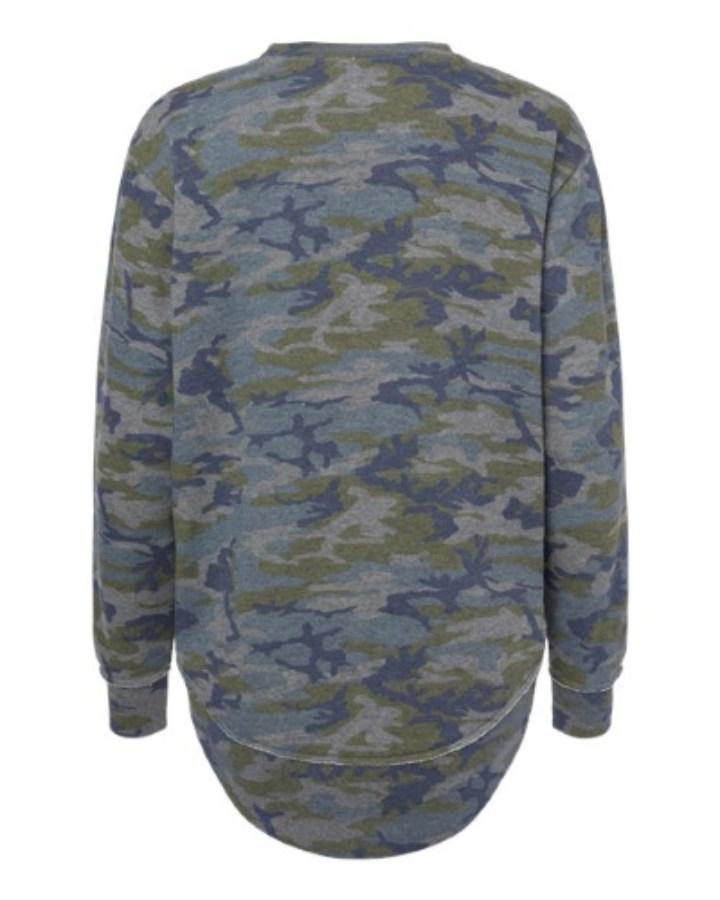 LAT Women's Weekend Fleece Crewneck Sweatshirt Additional view