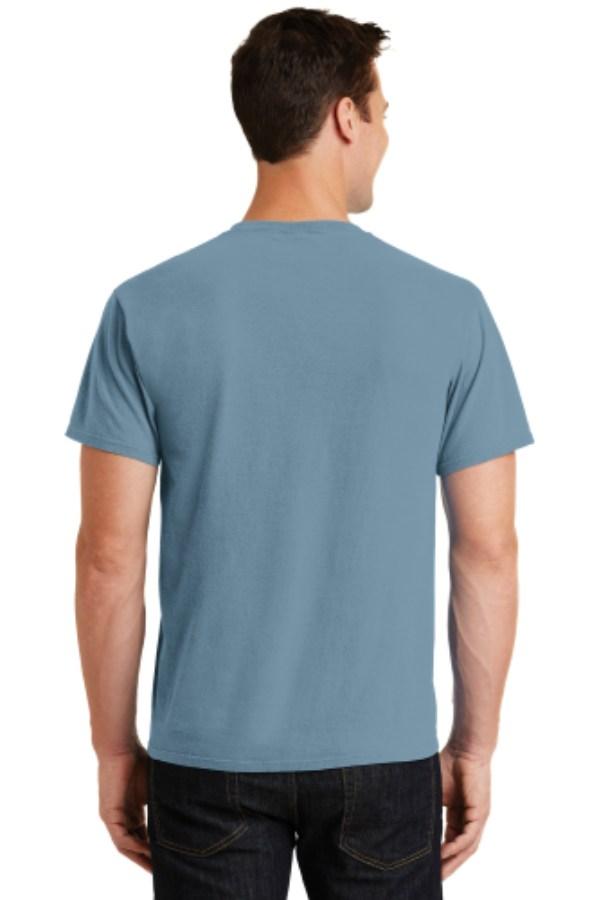Port & Company Beach Wash Garment-Dyed Tee Close Up Detail